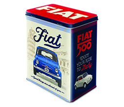 La scatola di latta vintage Fiat 500